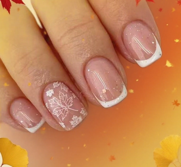 Autumn-Themed Nail Art Design Stornfield