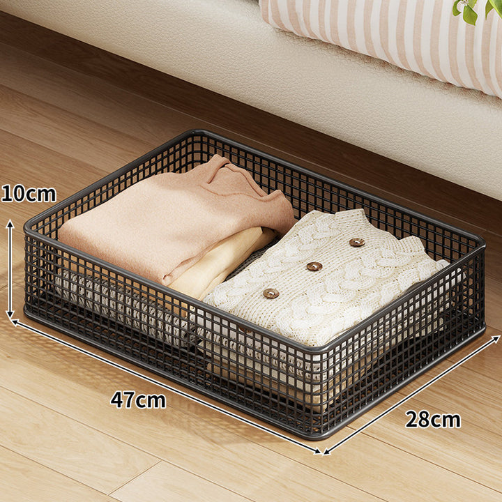 Under-Bed Rolling Mesh Storage Drawer with Locking Casters