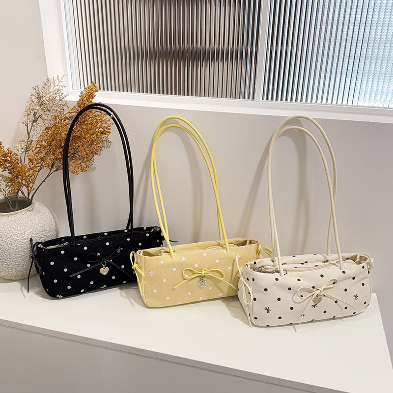 Playful Polka Dot Crossbody Bag