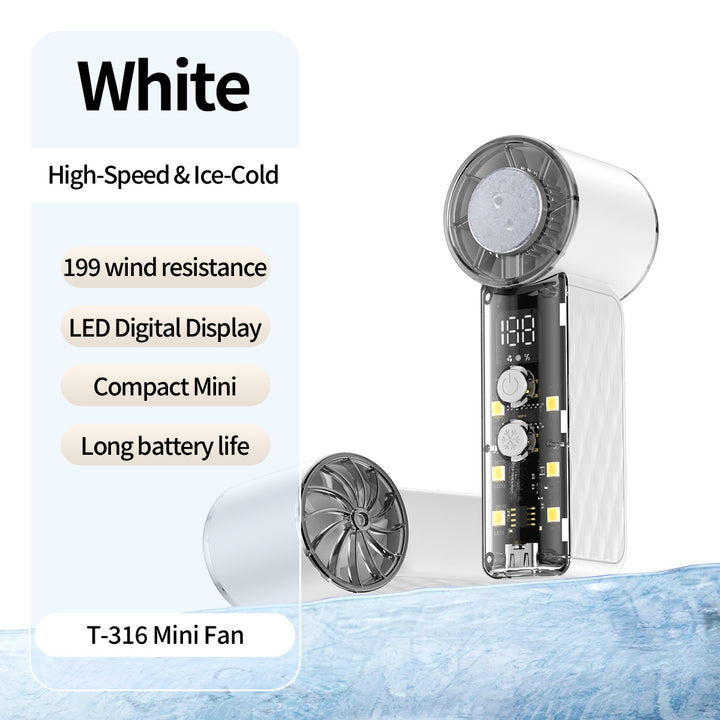 Unisex High-Performance Rechargeable Desktop Fan Stornfield