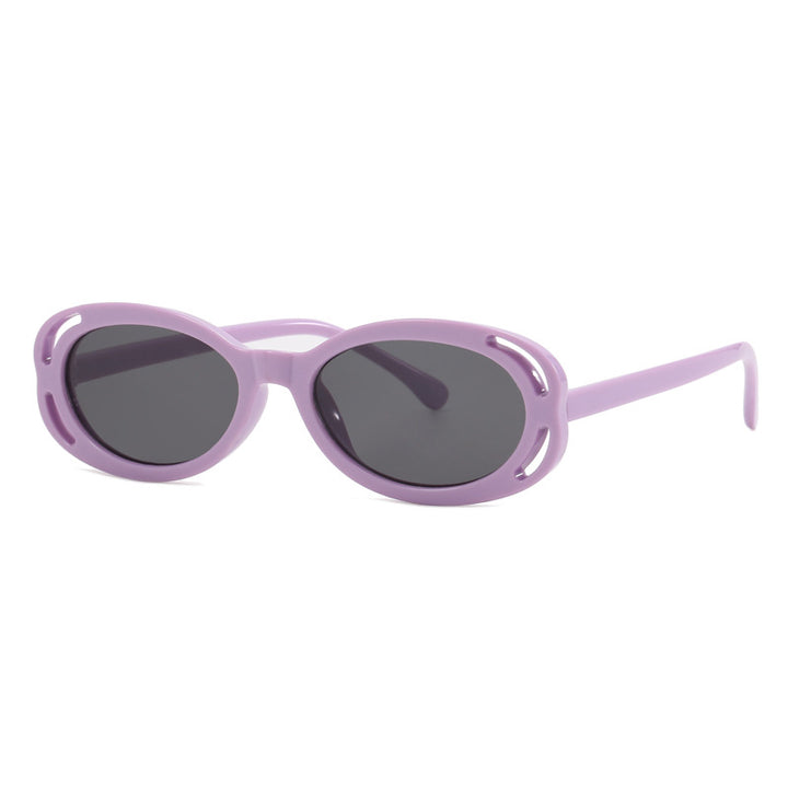 Women's fashionable sunglasses with oval frame and unique design Stornfield