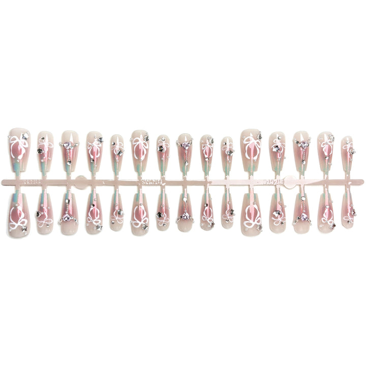 Elegant Gradient Press-On Nail Art Set