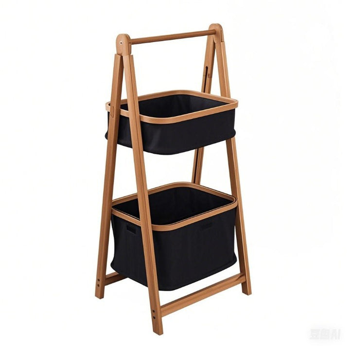 Elegant storage stand with two compartments Stornfield