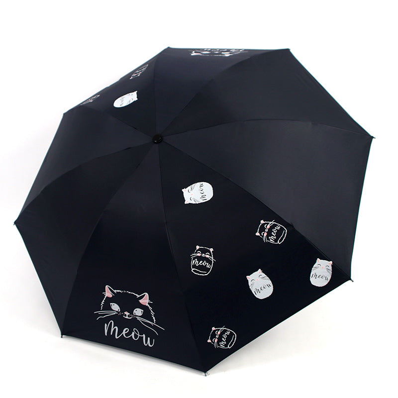 Ladies umbrella with playful cat design Stornfield