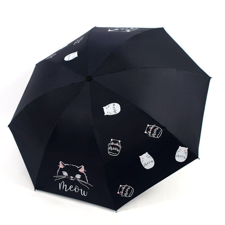 Ladies umbrella with playful cat design Stornfield
