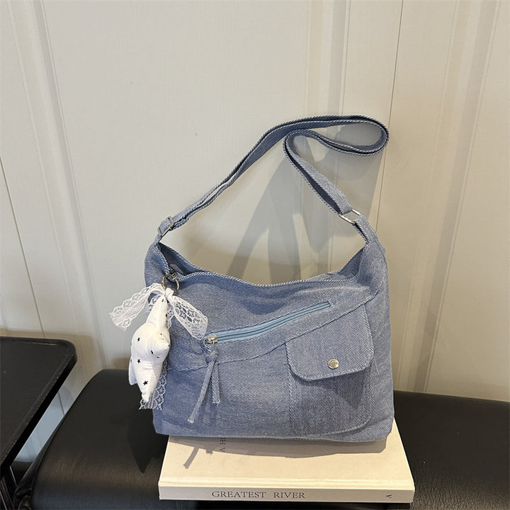 Casual Fabric Shoulder Bag