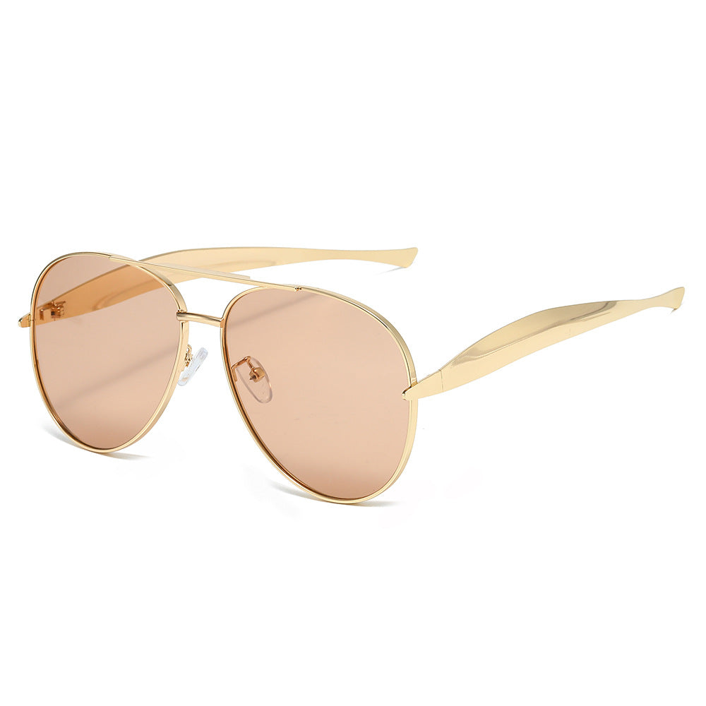 Chic Aviator Sunglasses with Stylish Metal Accents Stornfield