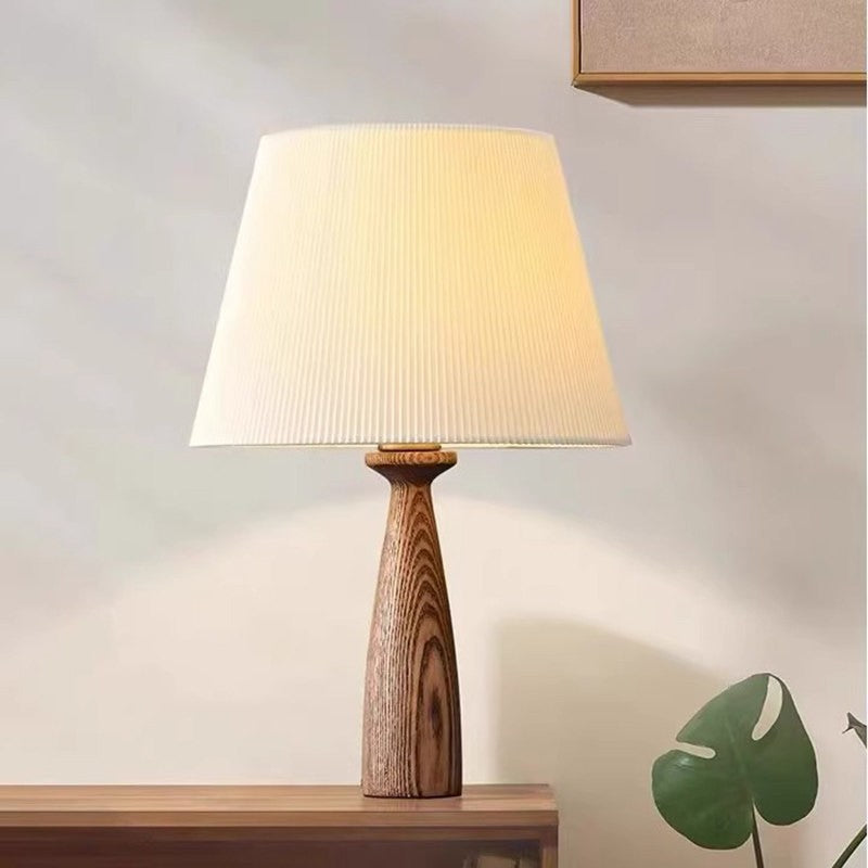 Modern Minimalist Table Lamp with Unique Textured Shade