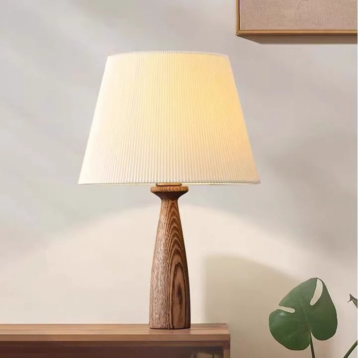 Modern Minimalist Table Lamp with Unique Textured Shade