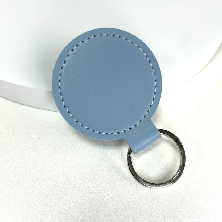 Premium Leather Round Keychain Stornfield