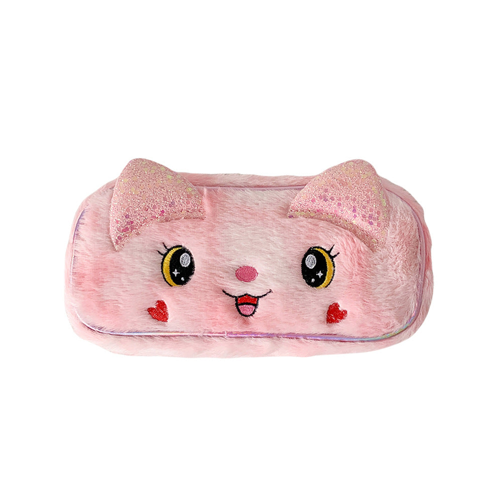 Plush Animal-Themed Pencil Case Stornfield