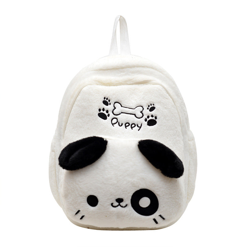 Plush Backpack in Cute Dog Design Stornfield
