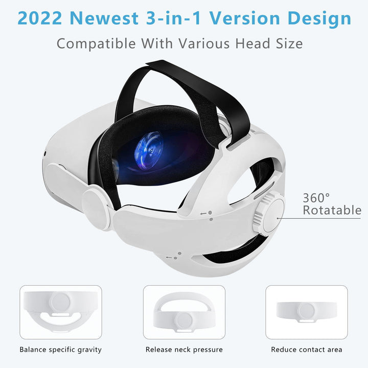 Customizable VR Headset Support Strap Stornfield