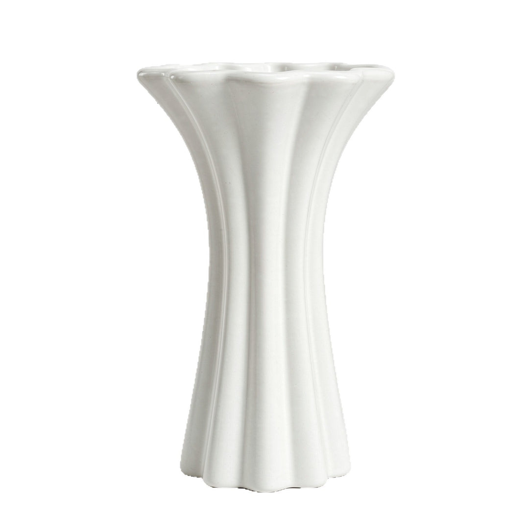 Modern Fluted Ceramic Vase Stornfeild
