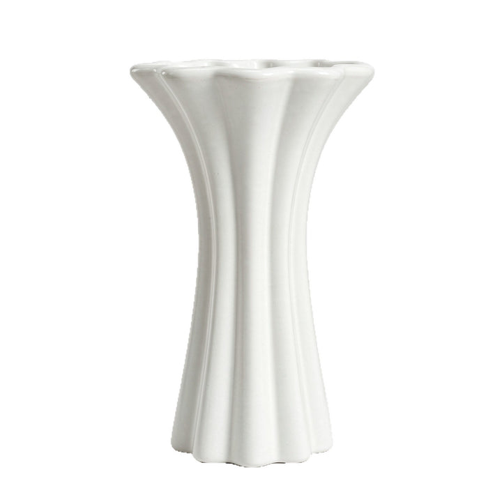 Modern Fluted Ceramic Vase Stornfeild