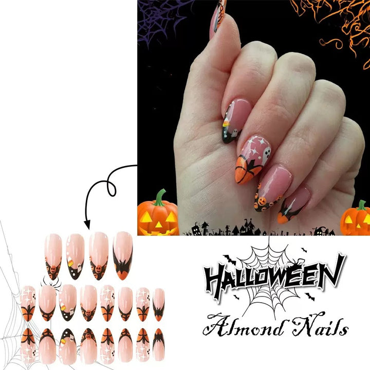 Nail art set with creative Halloween designs Stornfield