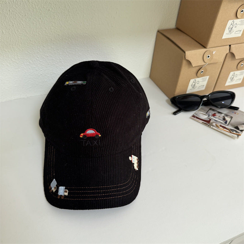 Men's Corduroy Taxi Embroidered Baseball Cap Stornfield