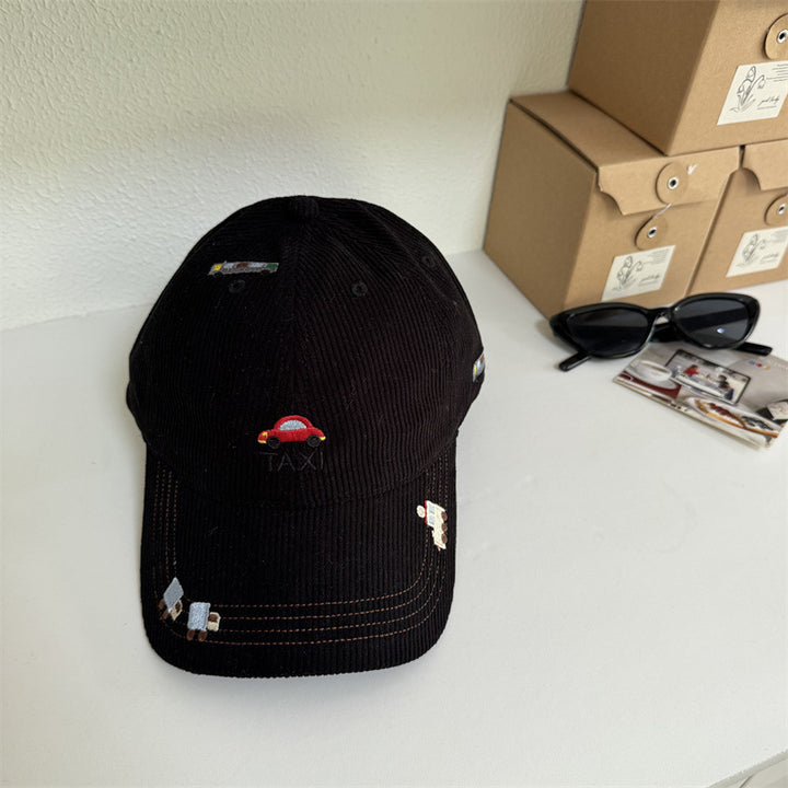 Men's Corduroy Taxi Embroidered Baseball Cap Stornfield