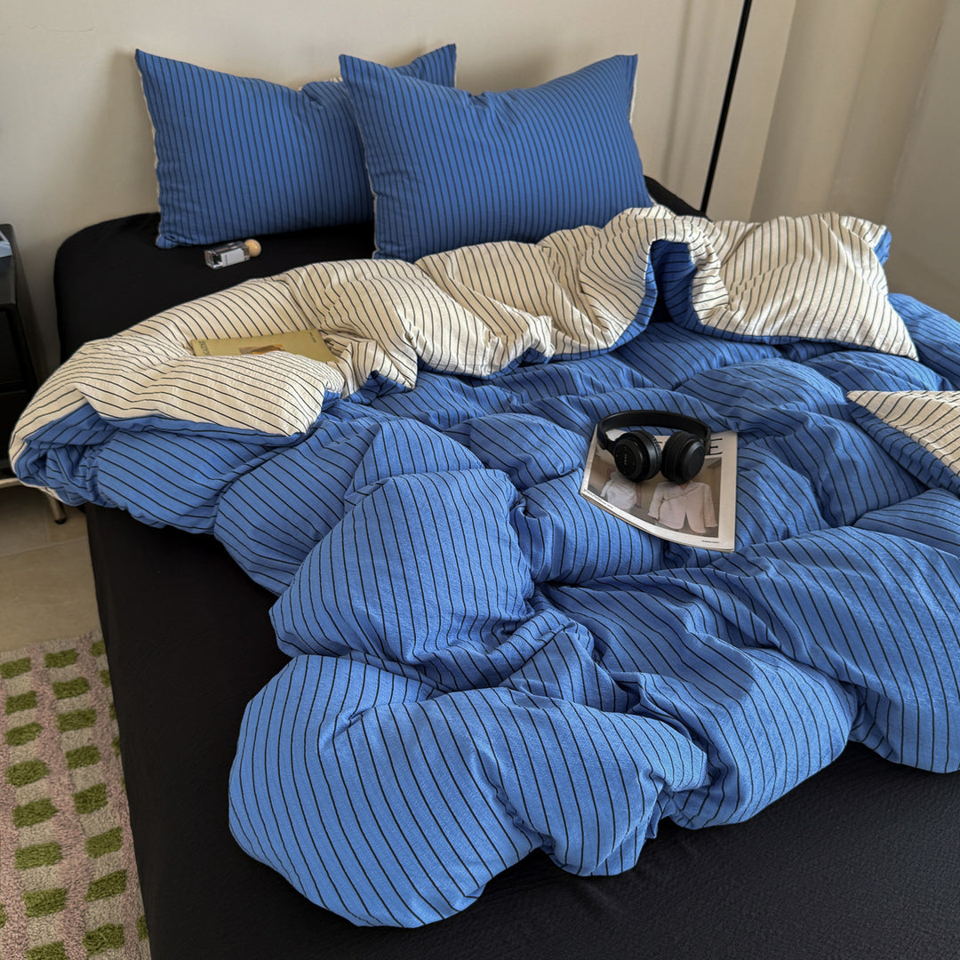 Modern Striped Duvet Cover Set