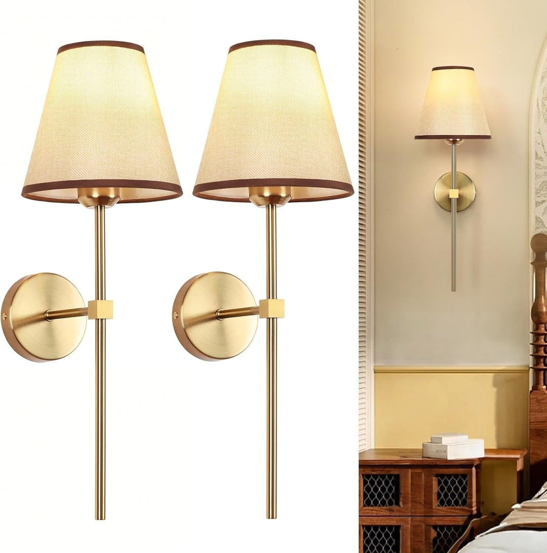 Decorative Pleated Shade Wall Sconce