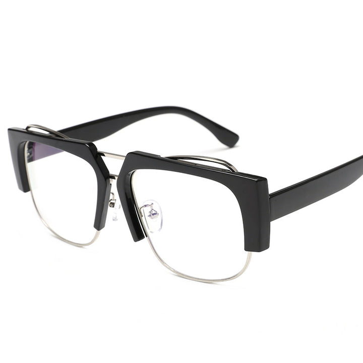 Women Fashion Square Sunglasses with Unique Chain Design Stornfield