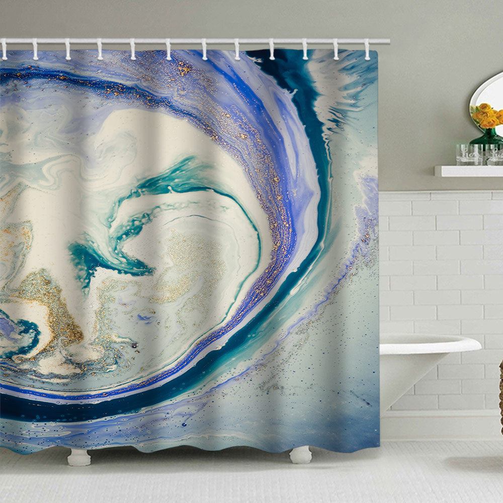 Artistic Marble Design Shower Curtain Stornfield