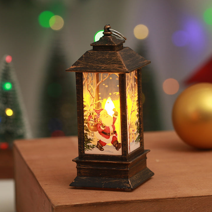 Nostalgic Christmas lantern with LED light Stornfield