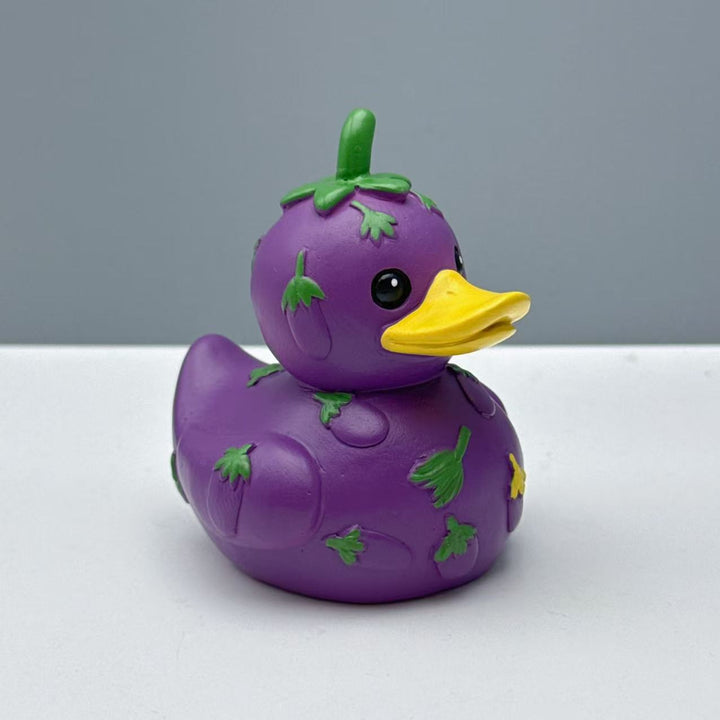 Funny rubber duck with vegetable motif Stornfield