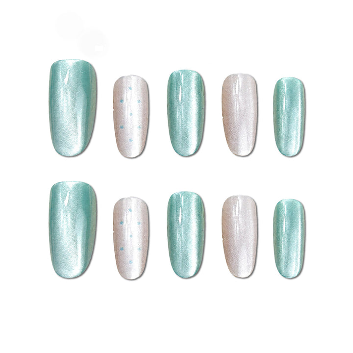 Glossy Gradient Press-On Nail Set Stornfield