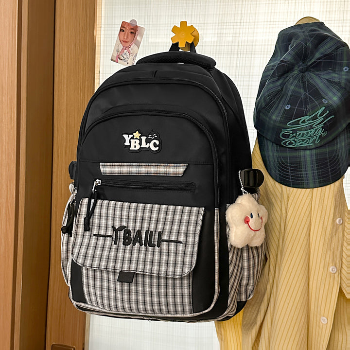 Stylish Checked Backpack Stornfield
