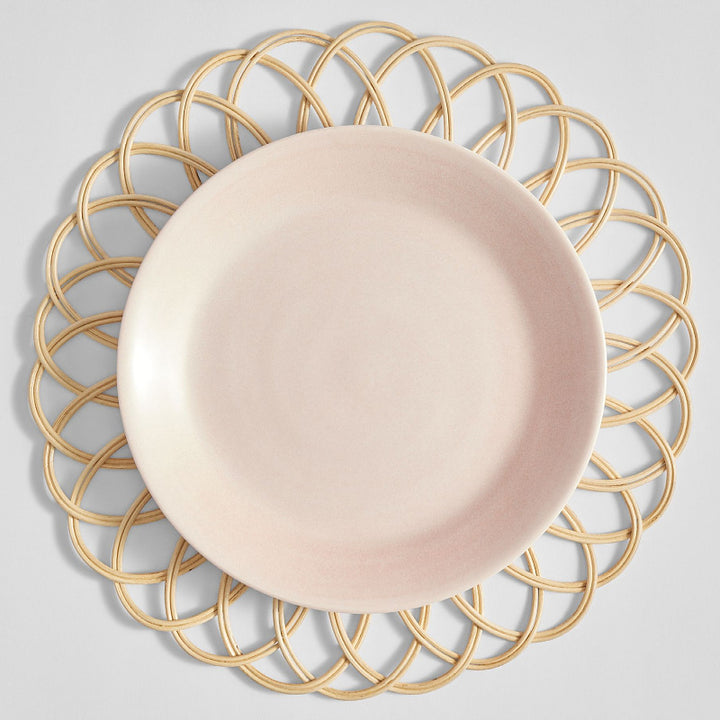 Decorative coaster made of woven rattan Stornfield