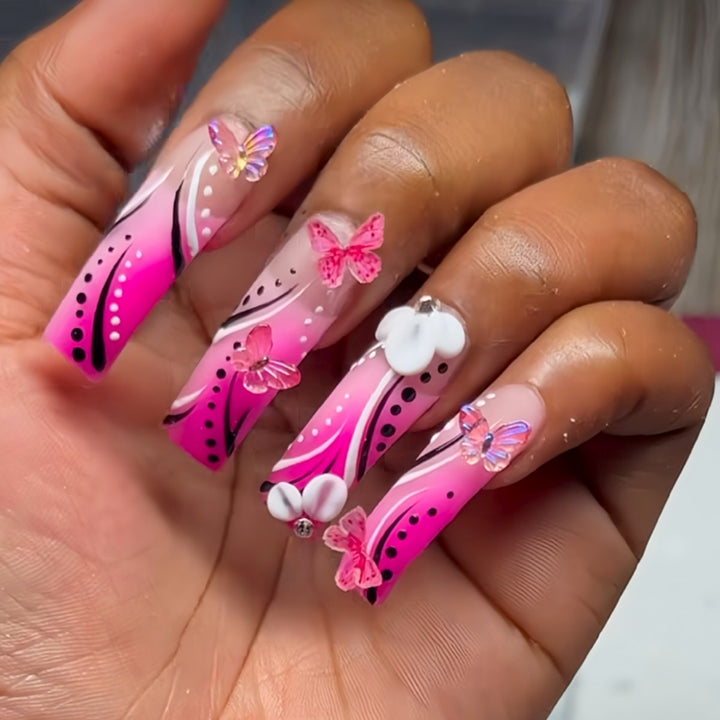Artistic Butterfly Nail Art Stornfield
