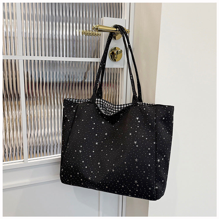 Stylish Star-Patterned Tote Bag Stornfield