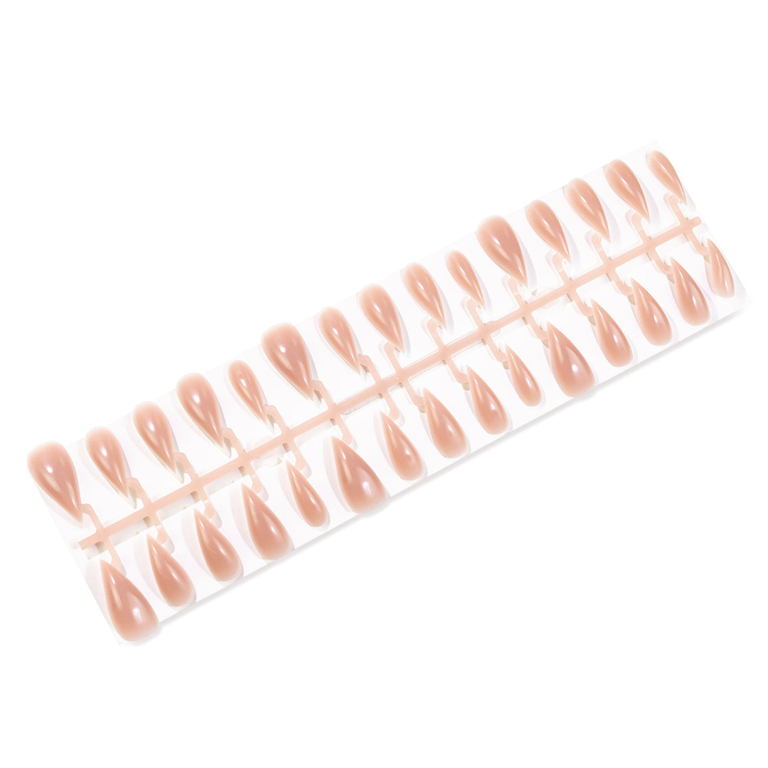 Artistic Stiletto Press-On Nail Set with Glossy Finish Stornfield
