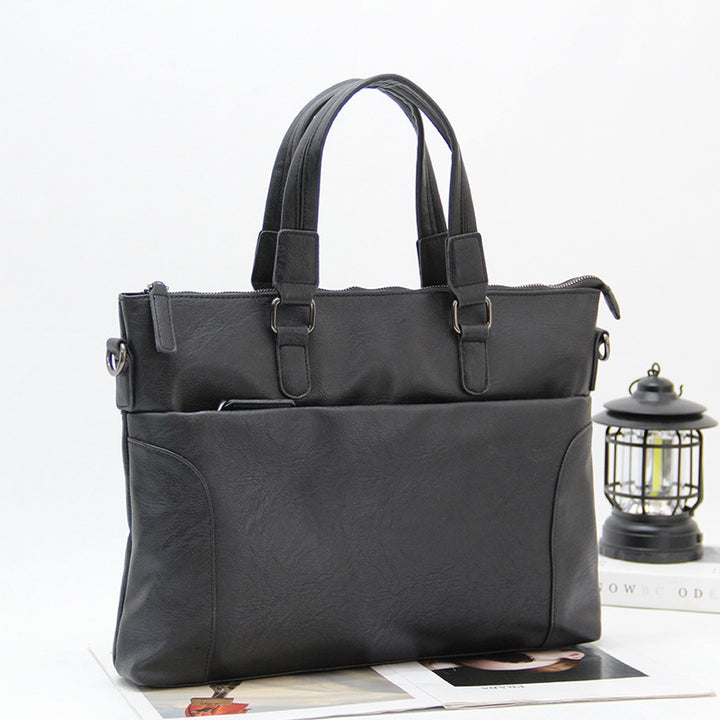 Elegant Briefcase with Removable Shoulder Strap Stornfield