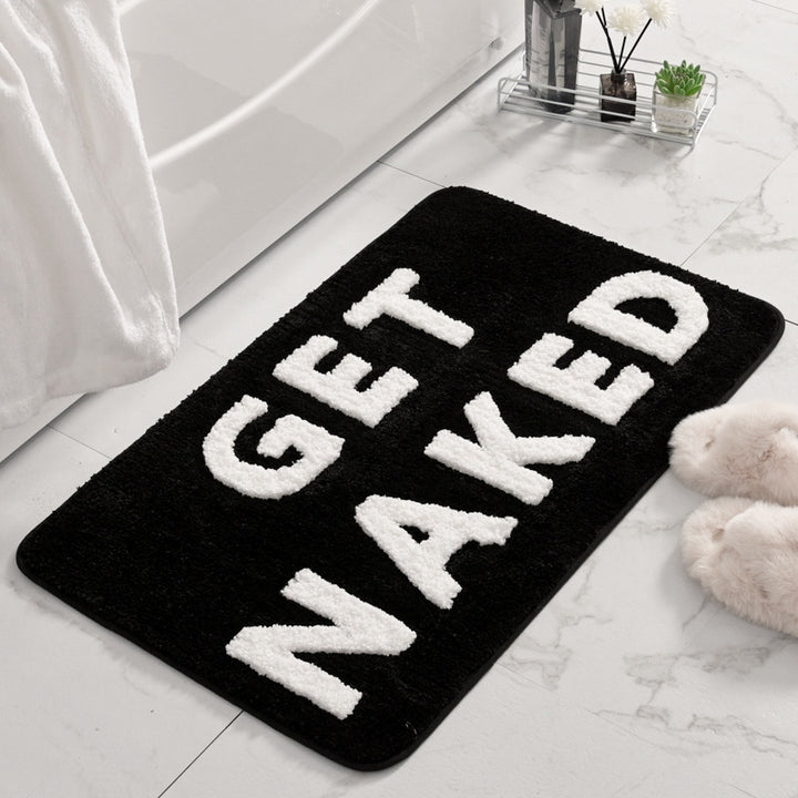 Plush Bathroom Quote Mat Stornfield