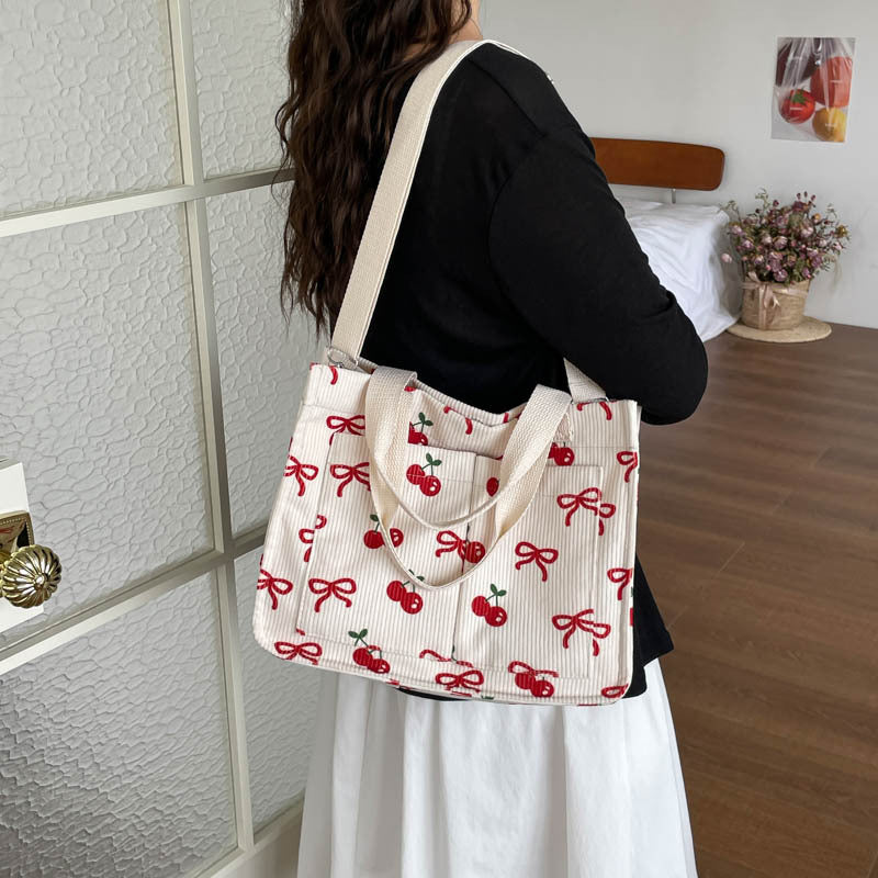 WoFloral Print Utility Tote Bag Stornfield