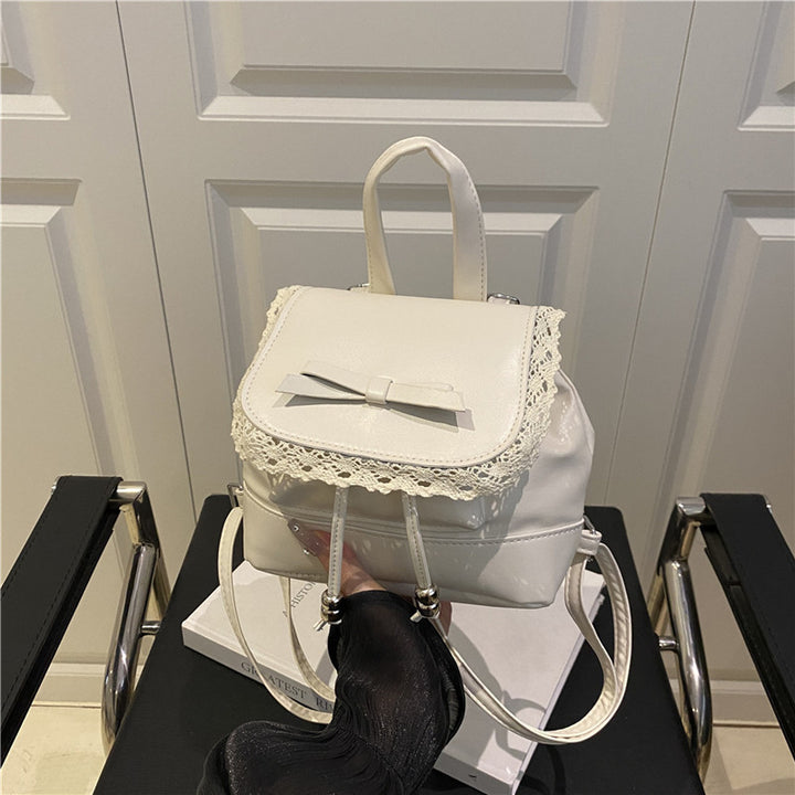 Cute Lace-Trimmed Mini Backpack Stornfield