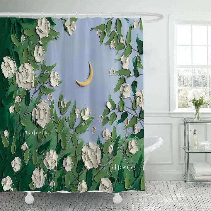 Floral Artistry Shower Curtain Stornfield