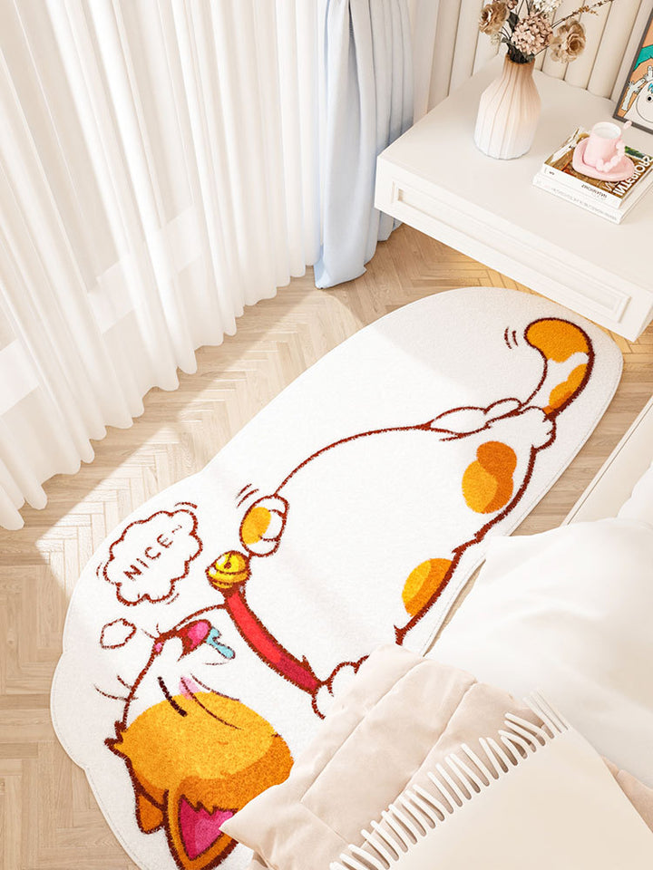 Playful Cat-Themed Accent Rug