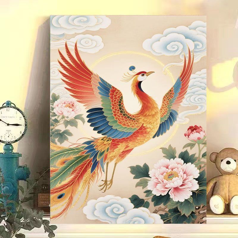 Mythical Phoenix Canvas Art Stornfield