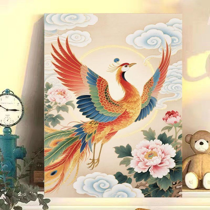Mythical Phoenix Canvas Art Stornfield