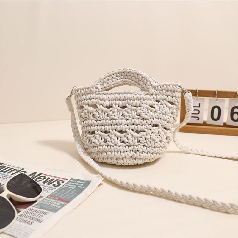Playful macrame handbag with textured surface Stornfield