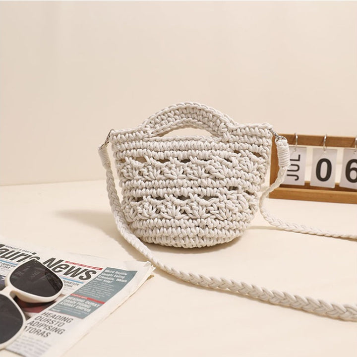 Playful macrame handbag with textured surface Stornfield