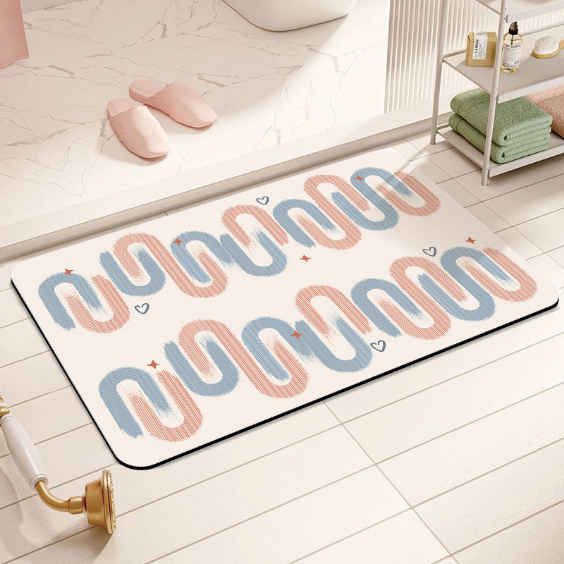 Playful Dog-Themed Bath Mat