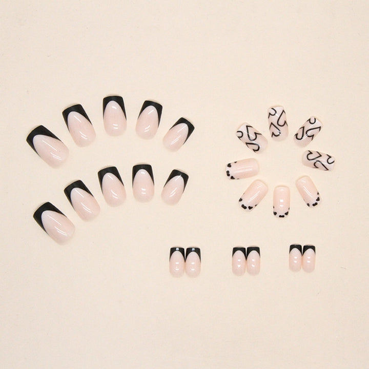 Elegant Heart Pattern Nail Art Stornfield