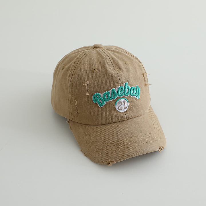Men's Distressed Cotton Baseball Cap Stornfield