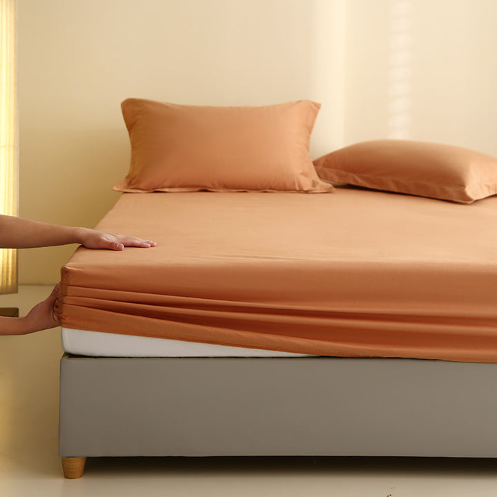 Breathable comfort fitted sheet set with extra deep pocket made of elastic modal blend and all-around elastic