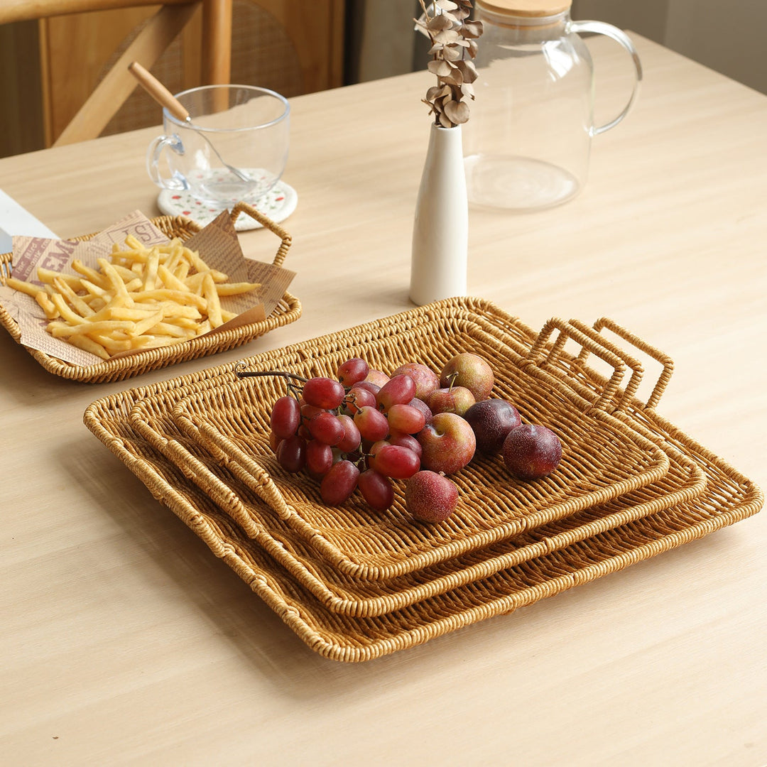 Home Decorative Woven Serving Tray Stornfield