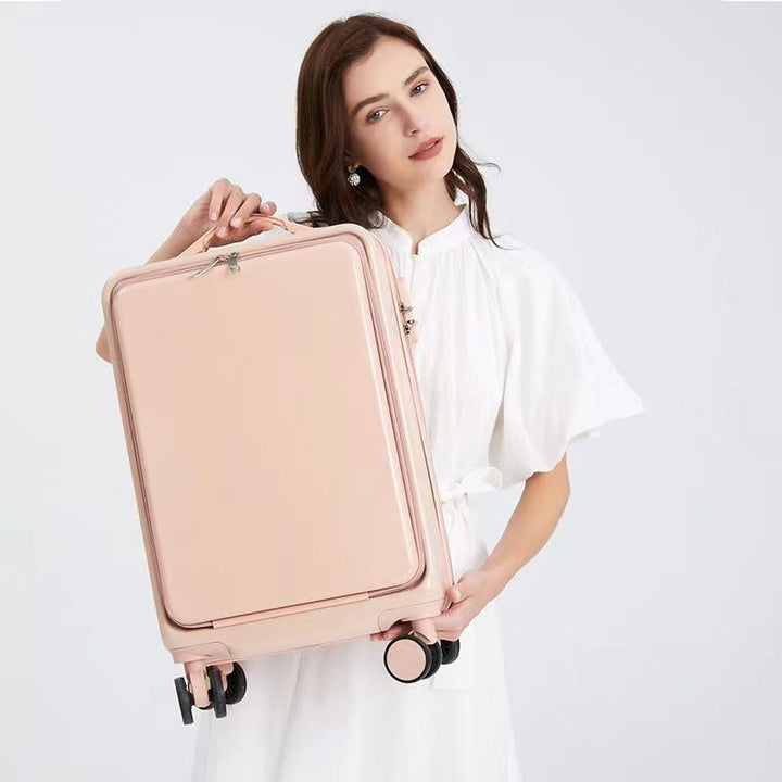 Sleek Compact Rolling Travel Suitcase Stornfield